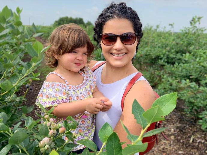 Keller Area Manager Nadia with her daughter