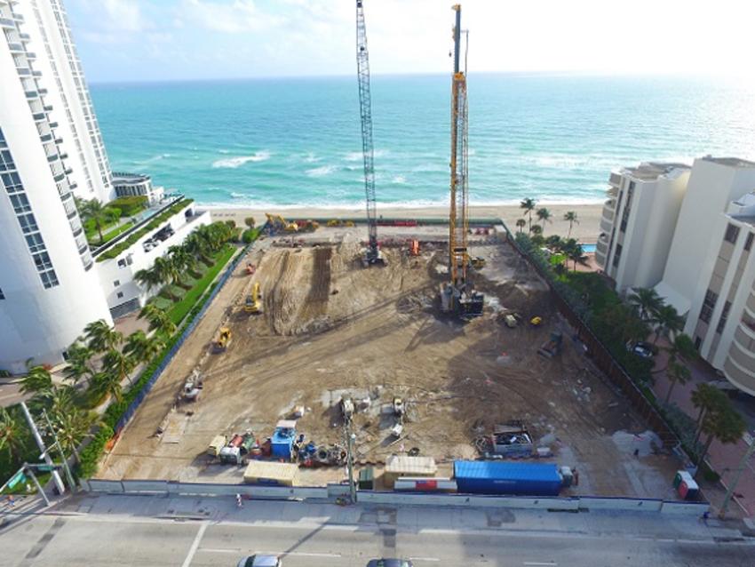 HJ completes foundation for luxury apartments