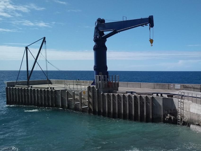 Remote island gets pier upgrade