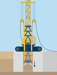 Earth retention illustration